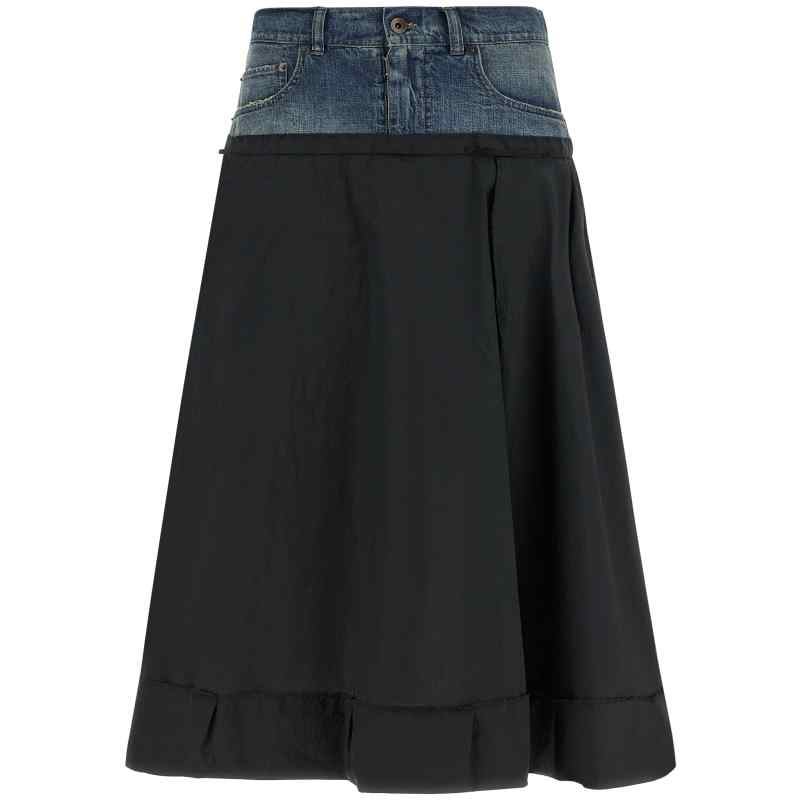 S51ME0049MTN142900_01_M_2026-03-12T11-19-37.425Z Maison Margiela Denim Insert Skirt