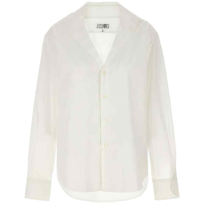S52DT0035S47294100_01_M_2024-07-04T07-29-42.5Z Mm6 Maison Margiela V-neck Shirt