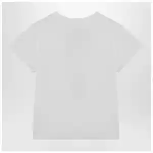 MM6 Maison Margiela White T-shirt with Numeric Signature patch