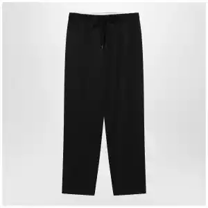 MM6 Maison Margiela Black wool-blend trousers