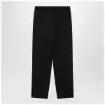MM6 Maison Margiela Black wool-blend trousers