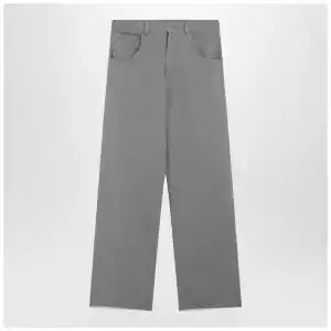 MM6 Maison Margiela Grey mélange cotton trousers