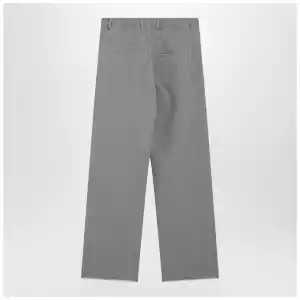 MM6 Maison Margiela Grey mélange cotton trousers