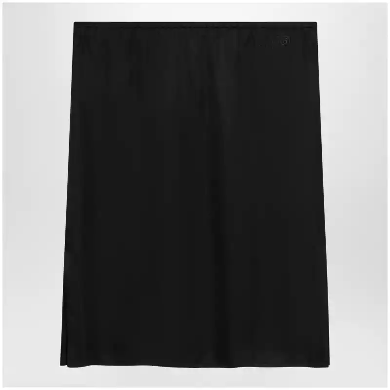 MM6 Maison Margiela Black skirt in acetate blend