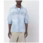 Dsquared2 Light blue washed denim shirt