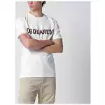 Dsquared2 White T-shirt with logo embroidery