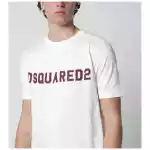 Dsquared2 White T-shirt with logo embroidery
