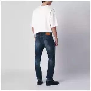 Dsquared2 Washed blue Teddy jeans with paint splatters