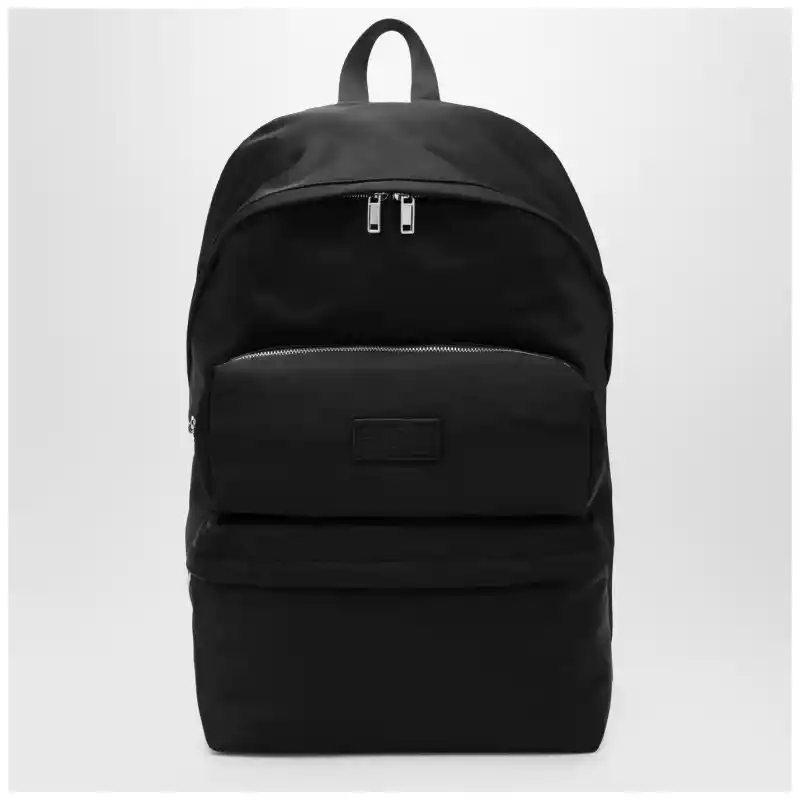 MM6 Maison Margiela Numeric black nylon backpack