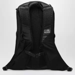 MM6 Maison Margiela XT-15 technical nylon backpack in black and white