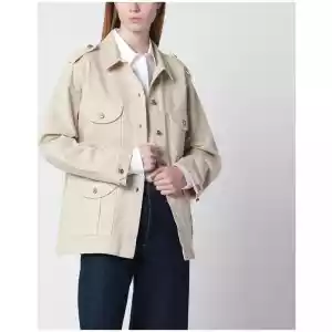 Blazé Milano Safari jacket in beige denim
