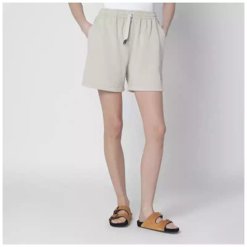 ISABEL MARANT Étoile Sand-coloured sporty Shorts