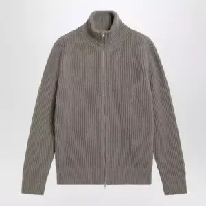 MM6 Maison Margiela Beige mélange wool cardigan