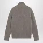 MM6 Maison Margiela Beige mélange wool cardigan