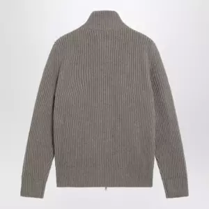 MM6 Maison Margiela Beige mélange wool cardigan