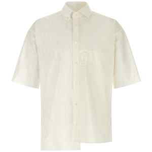 Mm6 Maison Margiela Bi-material Shirt