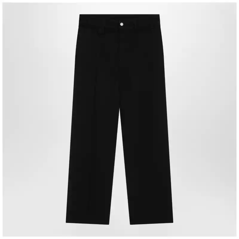 SH0KA0062MTN133_S_MM6-961.x MM6 Maison Margiela Black wool-blend trousers