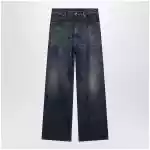 MM6 Maison Margiela Wide blue washed denim jeans