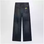 MM6 Maison Margiela Wide blue washed denim jeans