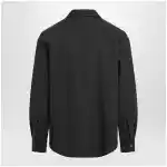MM6 Maison Margiela Two-tone brown shirt in wool blend