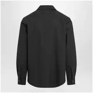 MM6 Maison Margiela Two-tone brown shirt in wool blend