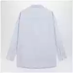 MM6 Maison Margiela White/light blue striped cotton shirt