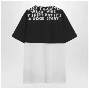 MM6 Maison Margiela White/black cotton AIDS T-shirt