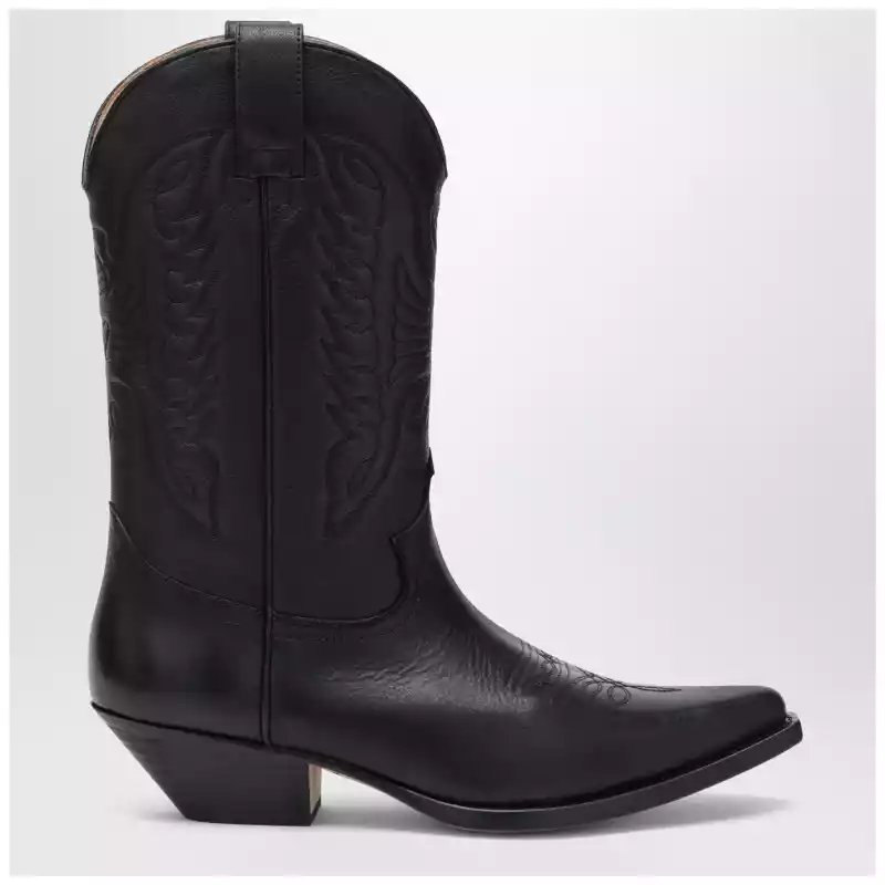 MM6 Maison Margiela Black Florence cowboy boots