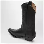 MM6 Maison Margiela Black Florence cowboy boots