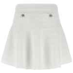 Self-Portrait Pointelle Knit Mini Skirt