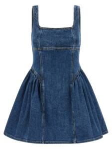 Self-Portrait Denim Mini Dress