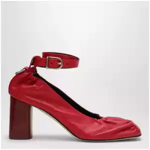 Durazzi Milano Red décolleté with D-Ring logo