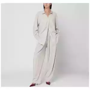 THE ANDAMANE Trousers in ivory melange