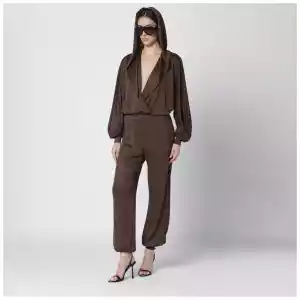 THE ANDAMANE Grace knit set in Chocolate