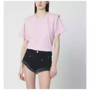 ISABEL MARANT Zelitos pink cotton T-shirt