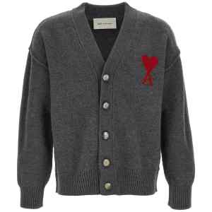 Ami Paris Ami De Coeur Cardigan