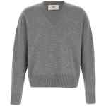 Ami Paris Puff Logo Patch Sweater