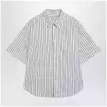 Ami Paris White striped Ami de Coeur shirt