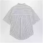 Ami Paris White striped Ami de Coeur shirt