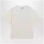 Ami Paris Cream white T-shirt in heavy cotton jersey