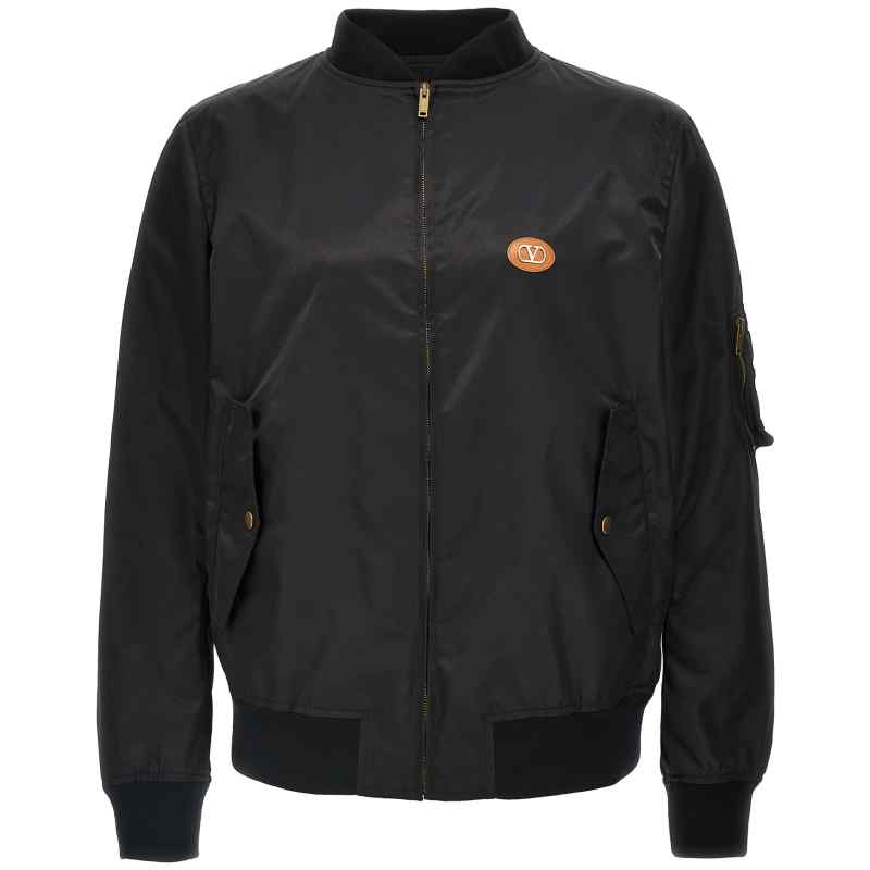 Valentino Garavani Logo Bomber Jacket