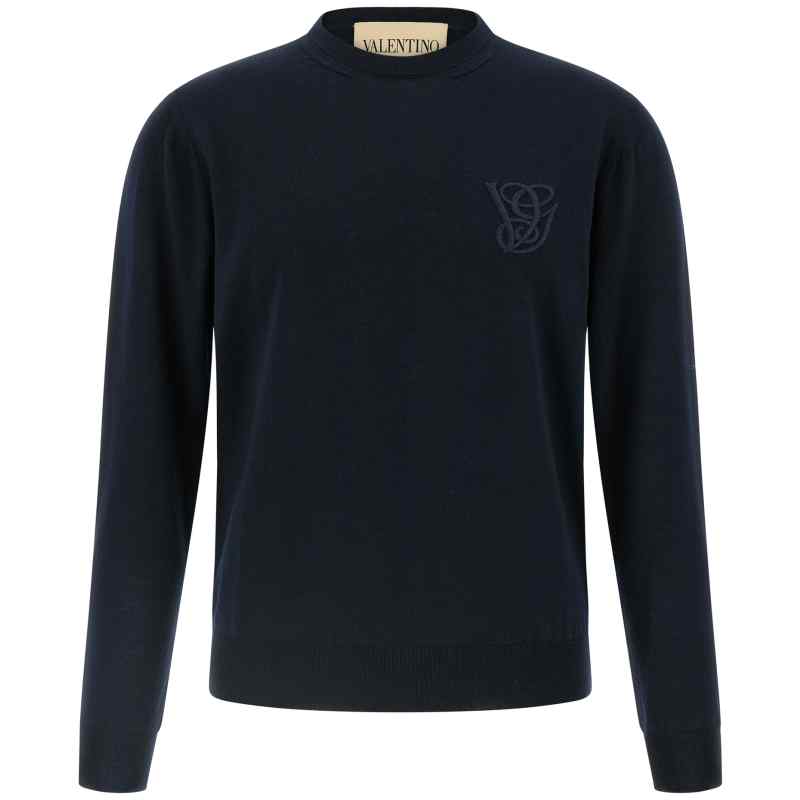 Valentino Garavani Logo Embroidery Sweater