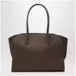 The Row Marlo 14 bag in olive green
