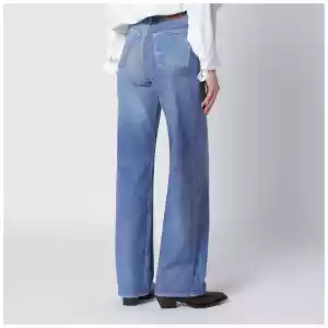 Our Legacy Wata Cut jeans with Aurora Blue digital print