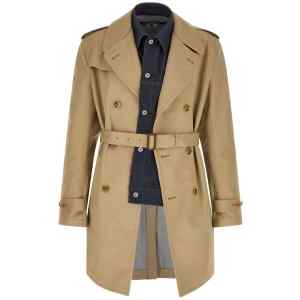 Junya Watanabe Denim Insert Trench Coat
