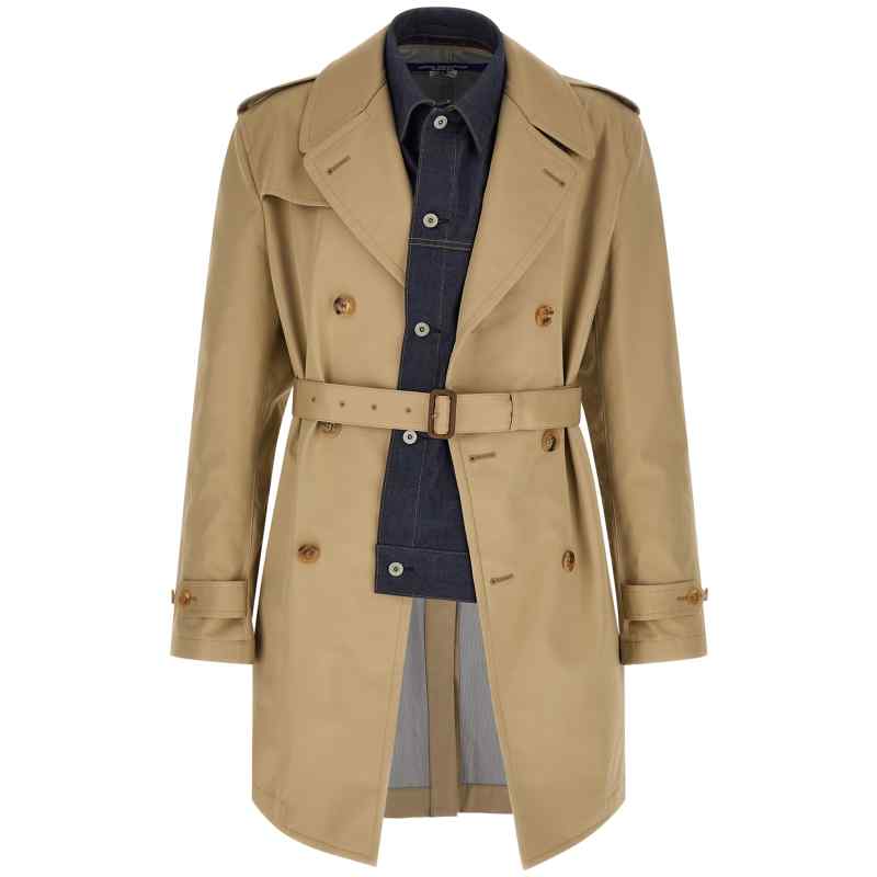 Junya Watanabe Denim Insert Trench Coat