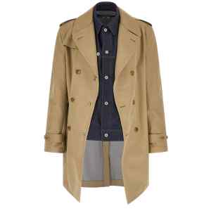 Junya Watanabe Denim Insert Trench Coat