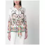 ETRO Paisley-print belted shirt jacket