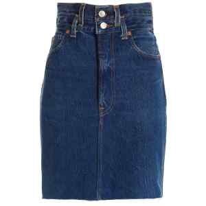 Re/Done Double Waisted Pencil Re Done X Levis Skirt