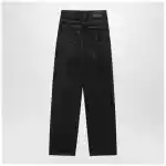 Versace Black jeans with studs and crystals